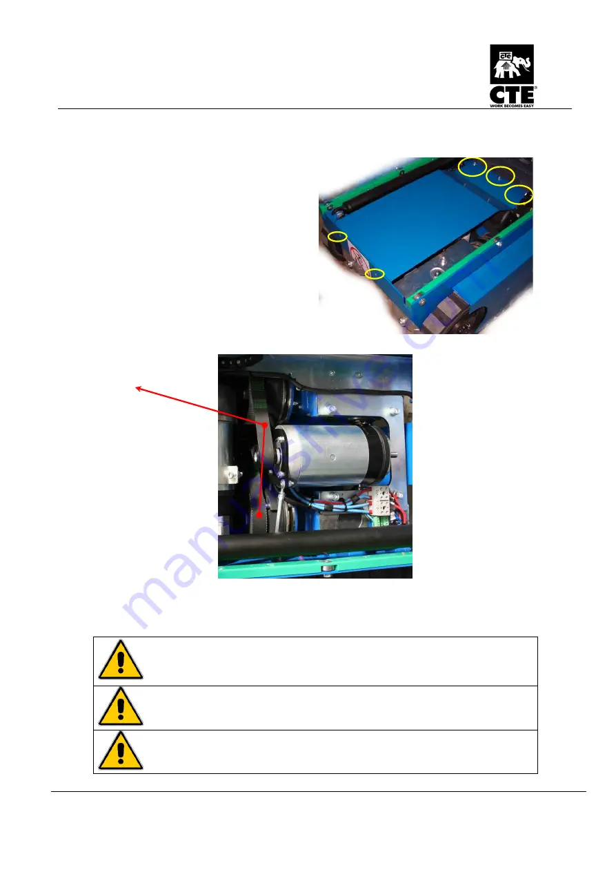 CTE PIANOPLAN 600 J SPEEDY STANDARD Operator'S  Maintenance Manual Download Page 45