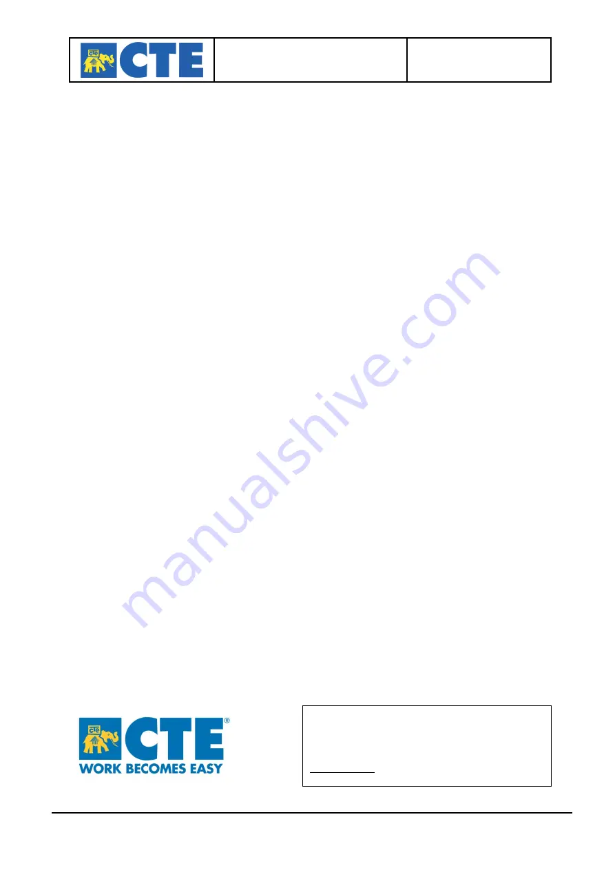 CTE ZED 23.2 JH Use And Maintenance Manual Download Page 56