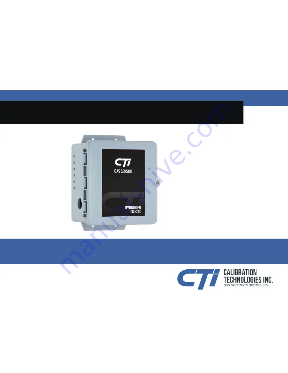 CTI GG-H2-EC Installation And Operation Manual Download Page 1