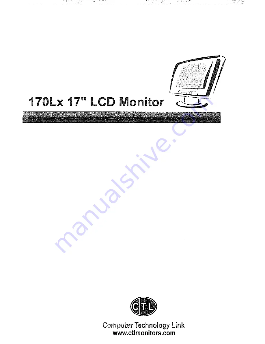 Ctl 170Lx Owner'S Manual Download Page 1