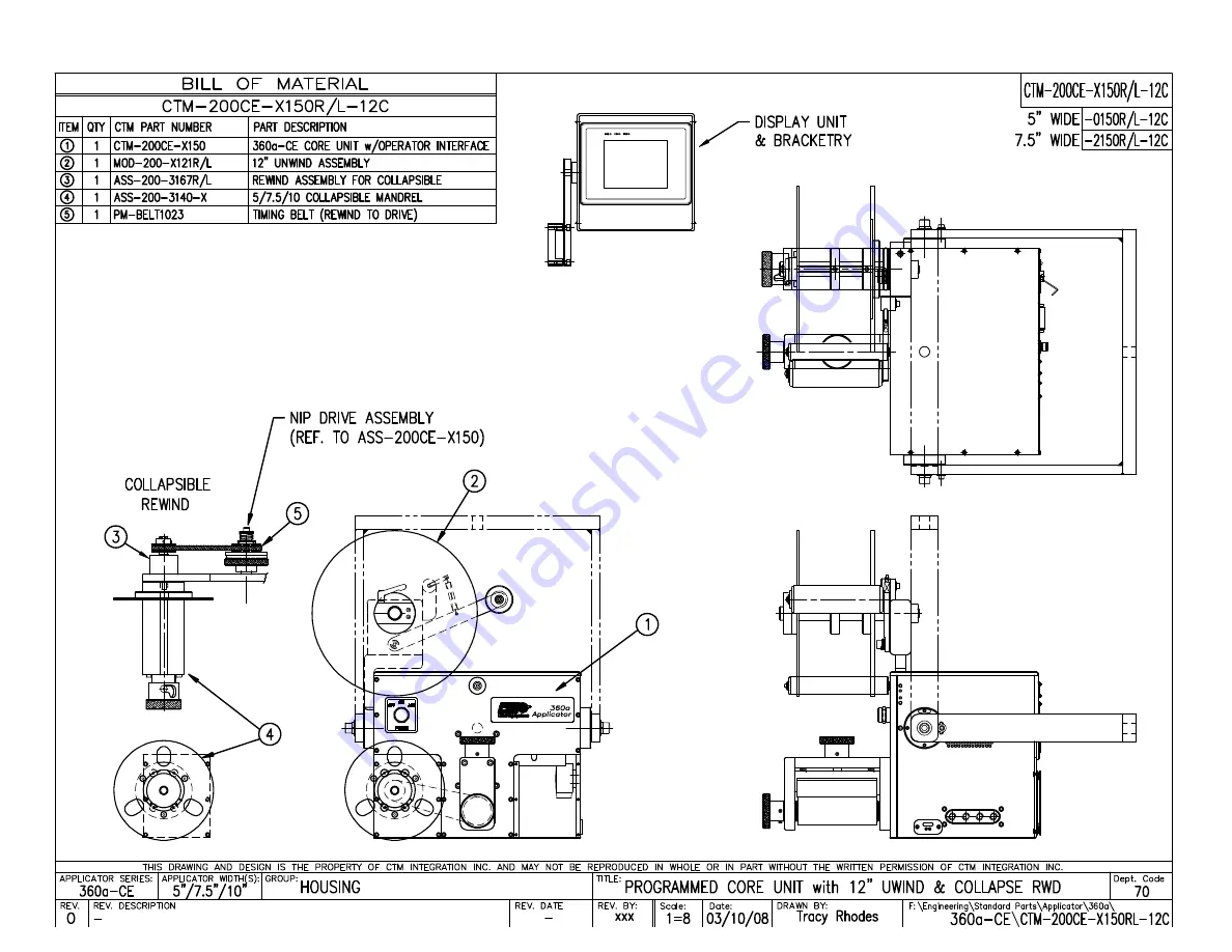 CTM 360a series Скачать руководство пользователя страница 131