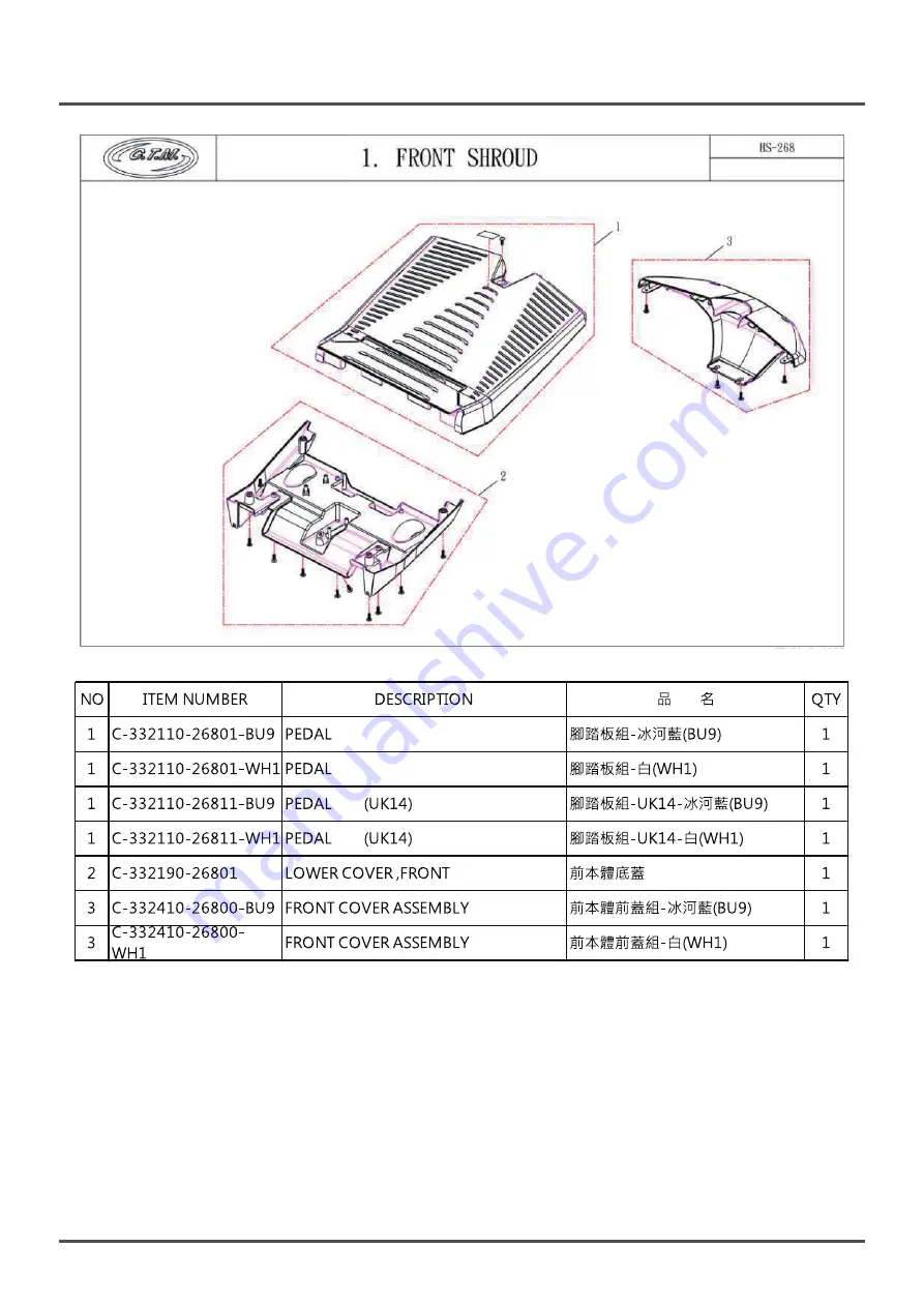 CTM HS-268 Service Manual Download Page 3