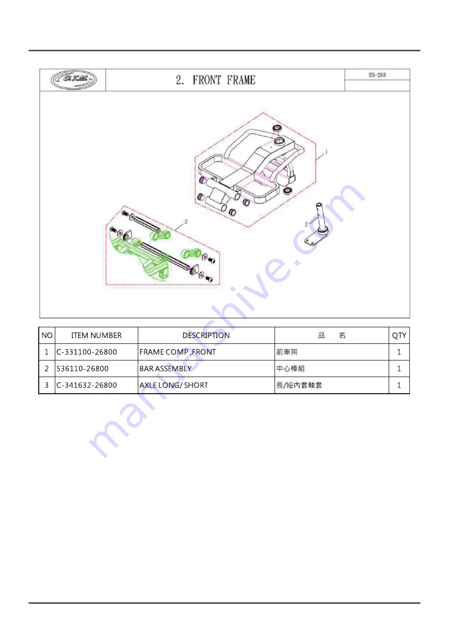 CTM HS-268 Service Manual Download Page 4