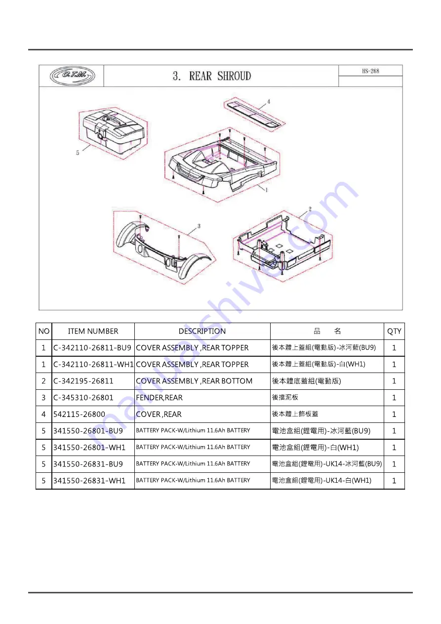 CTM HS-268 Service Manual Download Page 6