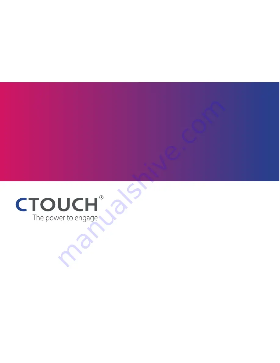 Ctouch DYNAMIC PEN Quick Start Manual Download Page 1