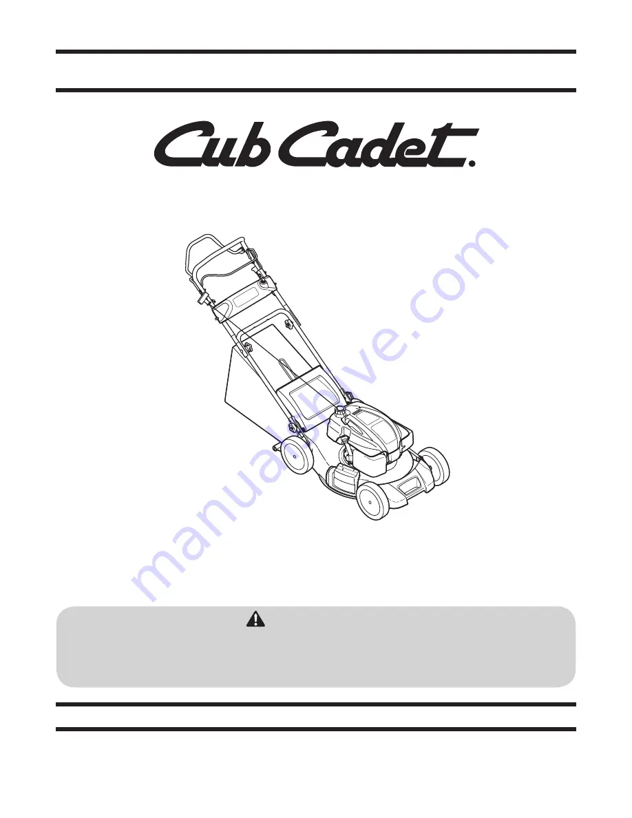 Cub Cadet 12AE18M3056 Скачать руководство пользователя страница 33