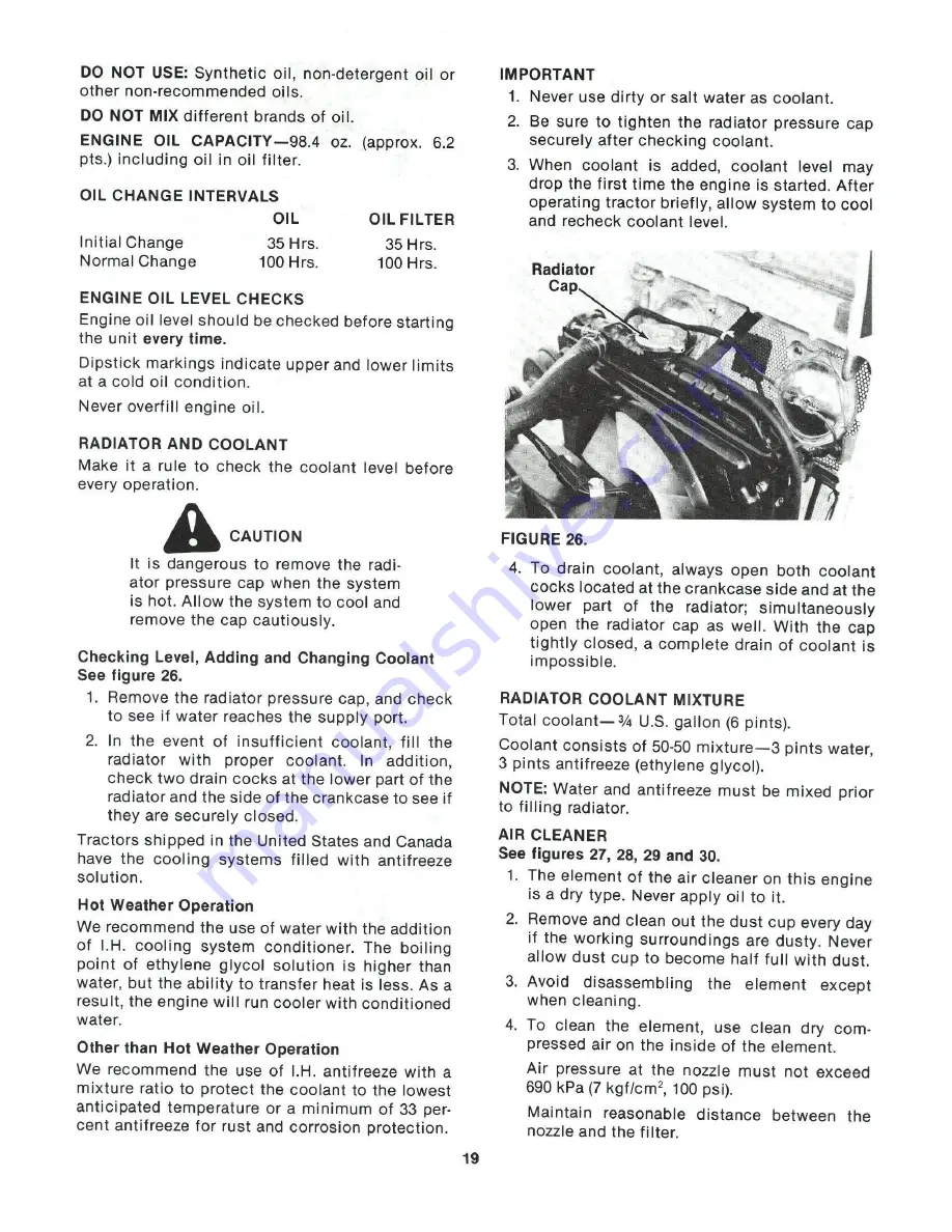 Cub Cadet 1512 Owner'S Manual Download Page 19