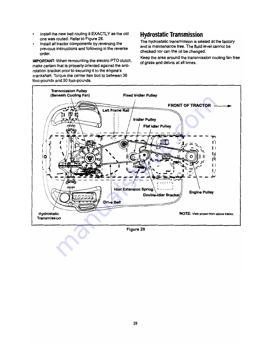 Cub Cadet 1529 Operator'S Manual Download Page 28