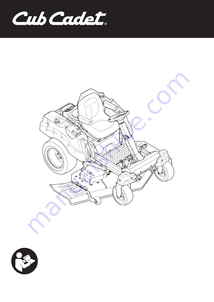 Cub Cadet 17CIDGHB603 Скачать руководство пользователя страница 1