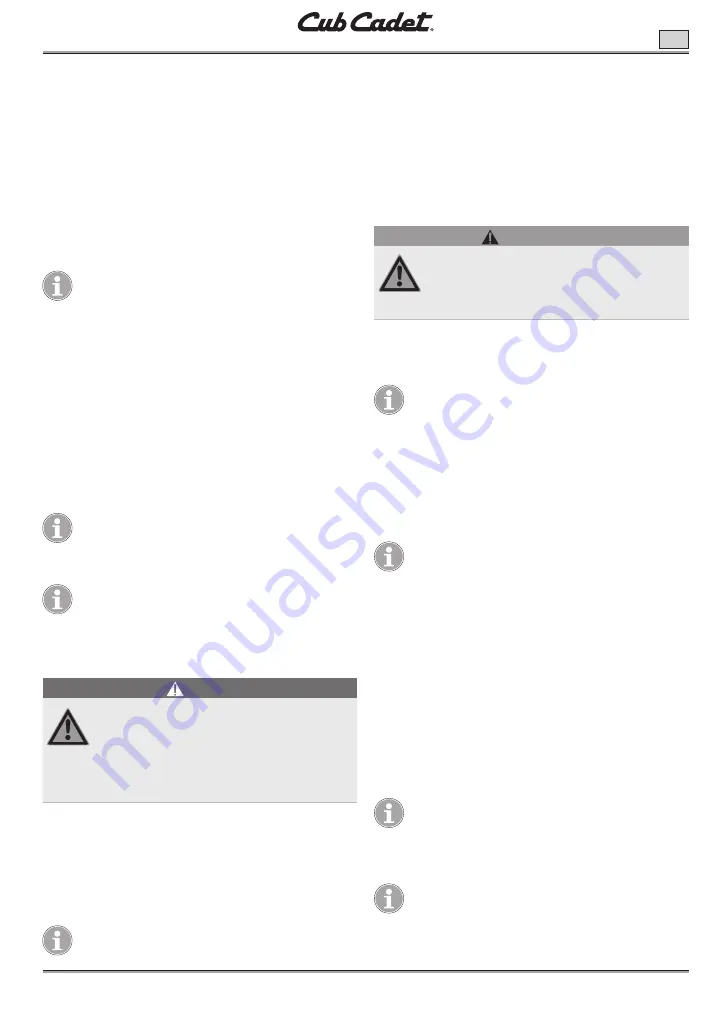 Cub Cadet 17CIDGHB603 Manual Download Page 243