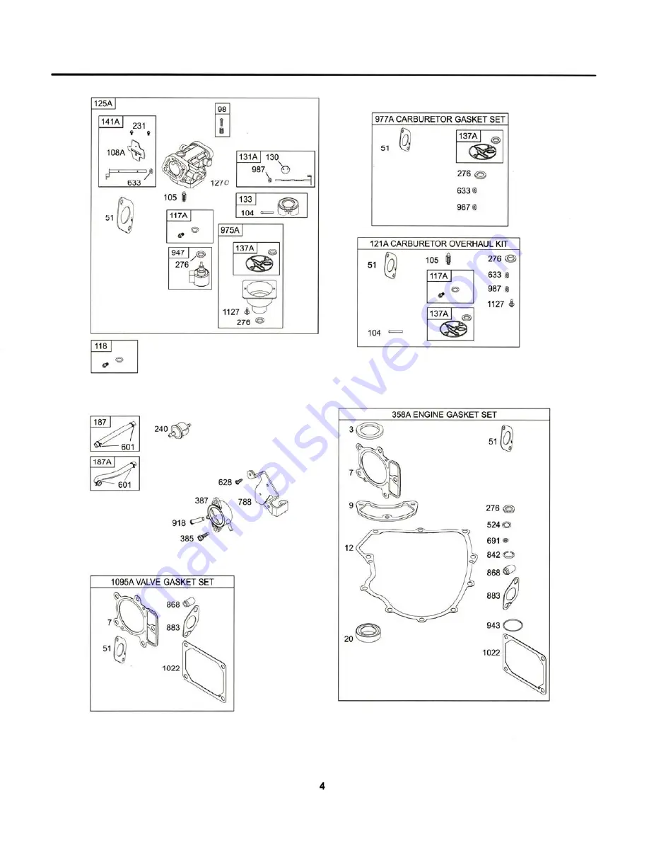 Cub Cadet 18.5HP Z-Force 42 Illustrated Parts List Download Page 51