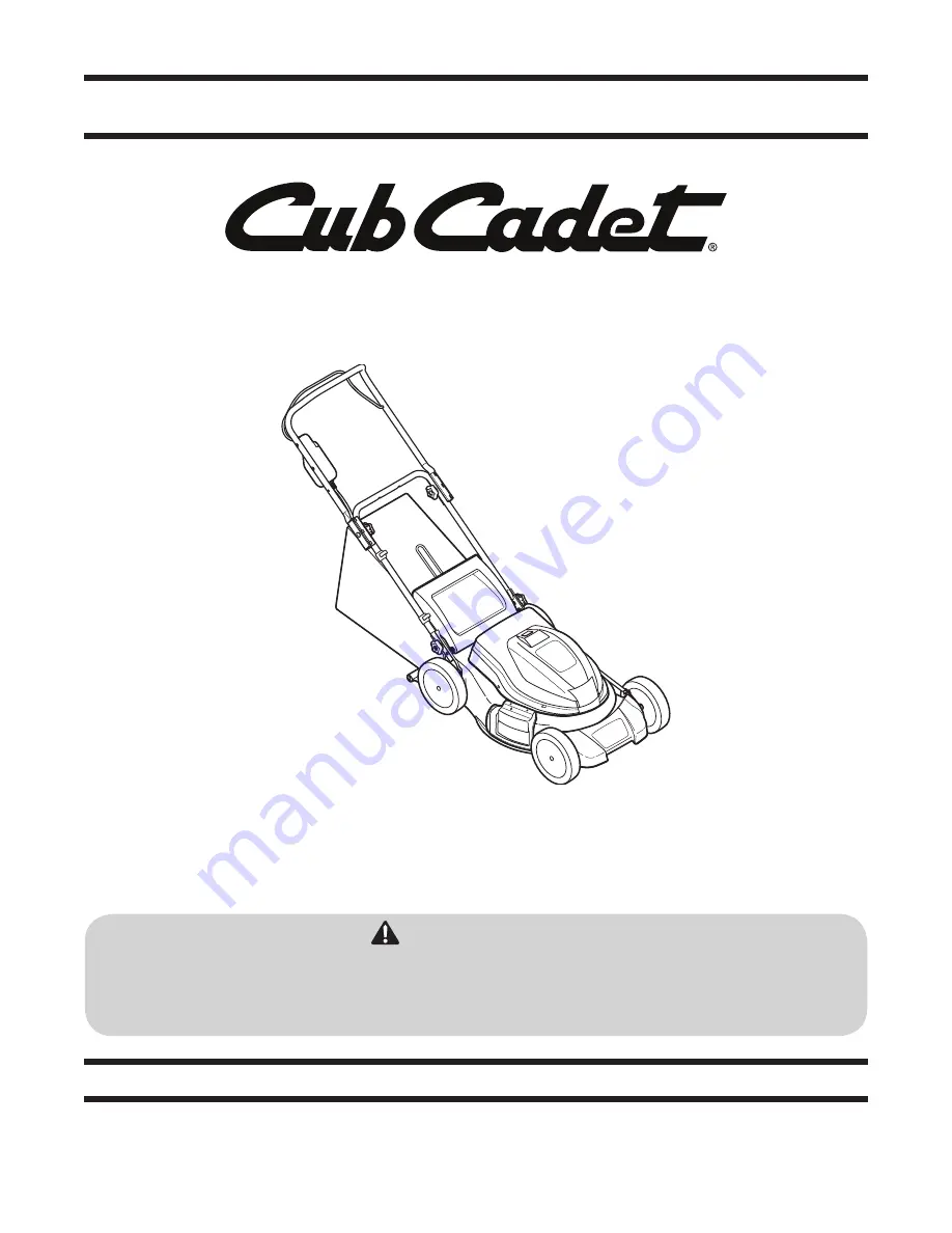 Cub Cadet 189 Скачать руководство пользователя страница 21