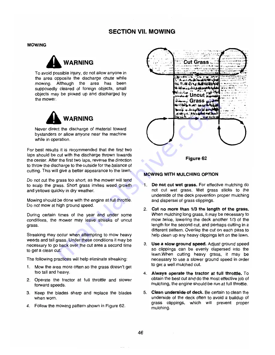 Cub Cadet 2166 Operator'S Manual Download Page 46