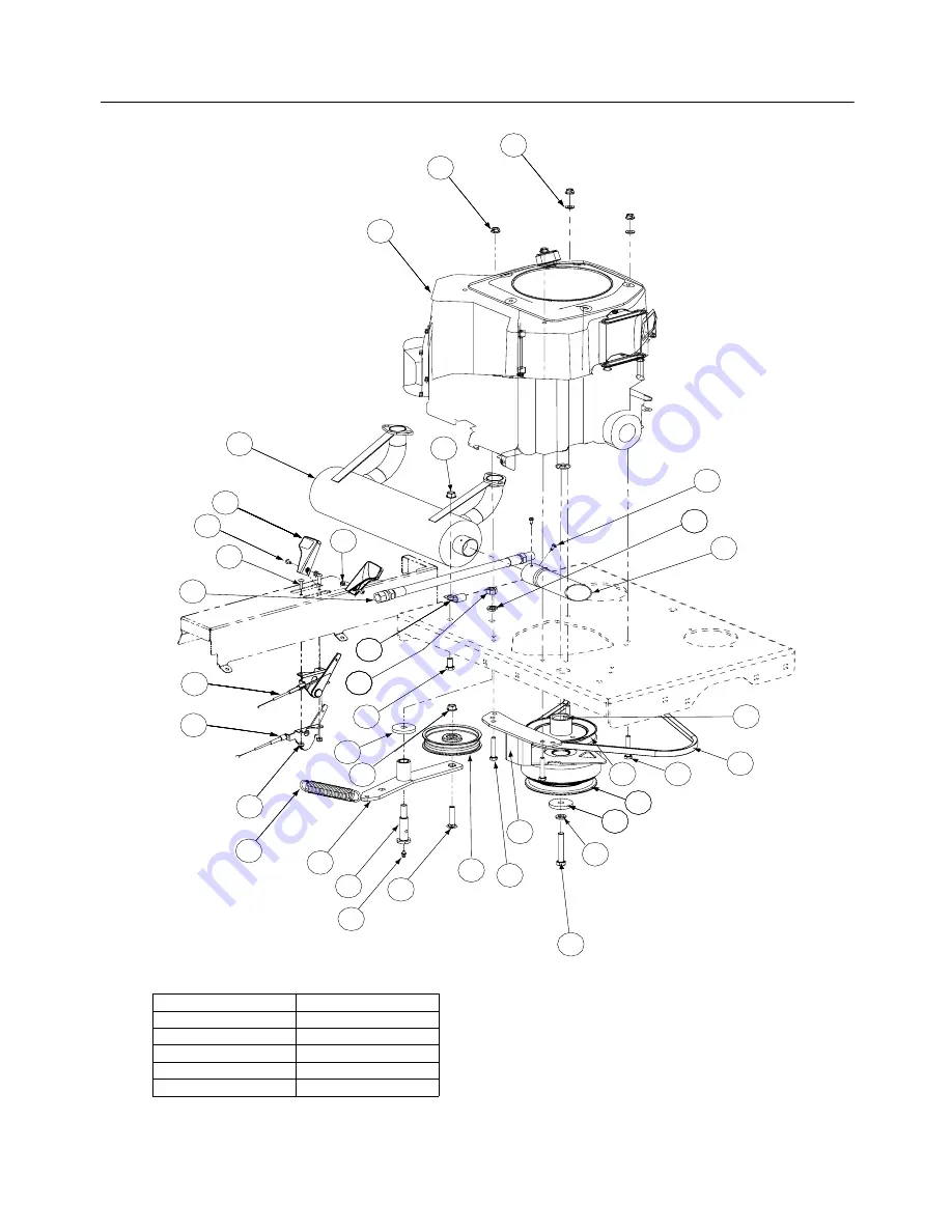 Cub Cadet 25HP Tank 53BB5D8X750 Illustrated Parts List Download Page 20