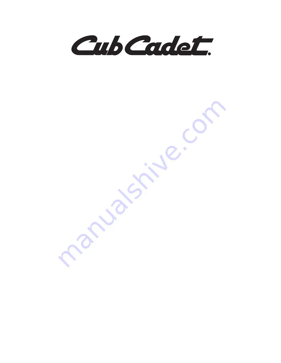 Cub Cadet 41ADZ47C912 Operator'S Manual Download Page 56