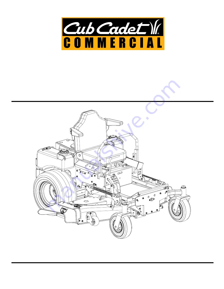 Cub Cadet 53AB5BBP750 Скачать руководство пользователя страница 1