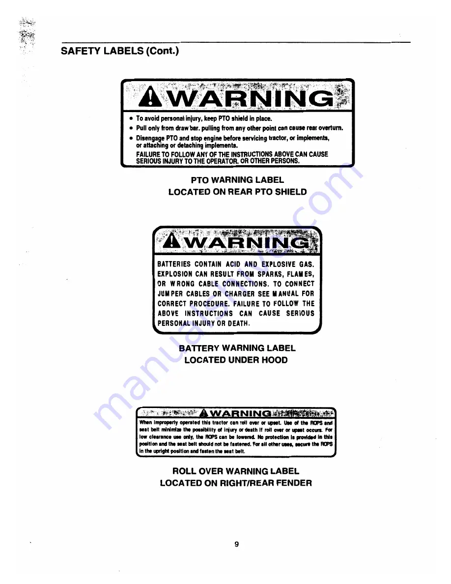 Cub Cadet 7254 Operator'S Manual Download Page 8