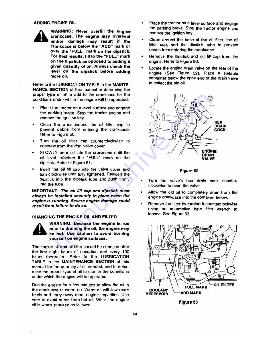 Cub Cadet 7254 Operator'S Manual Download Page 43