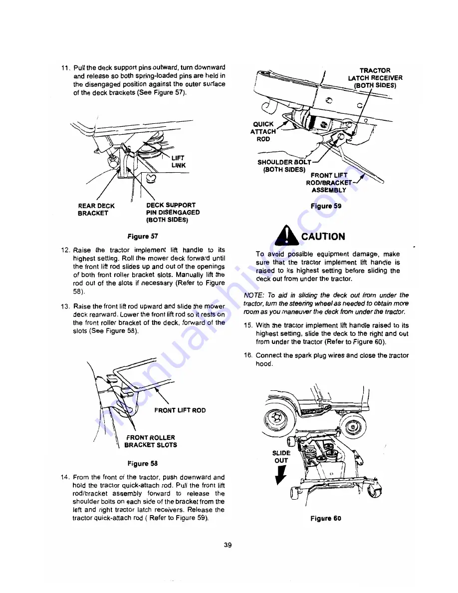 Cub Cadet GT 2521 Operator'S Manual Download Page 39