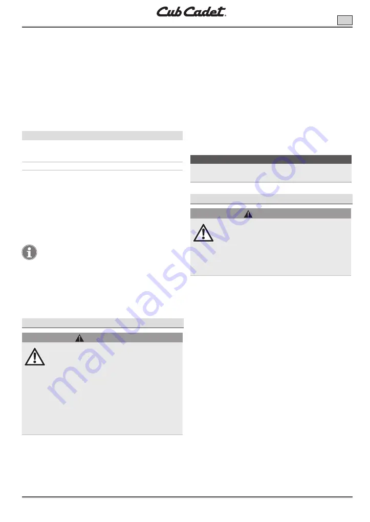 Cub Cadet LH5 H60 Manual Download Page 85