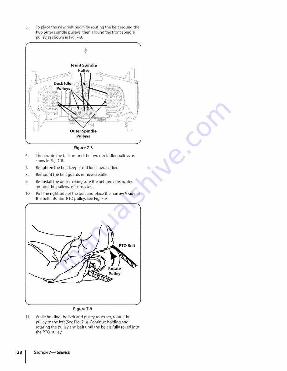 Cub Cadet LTX 1050 Operator'S Manual Download Page 28