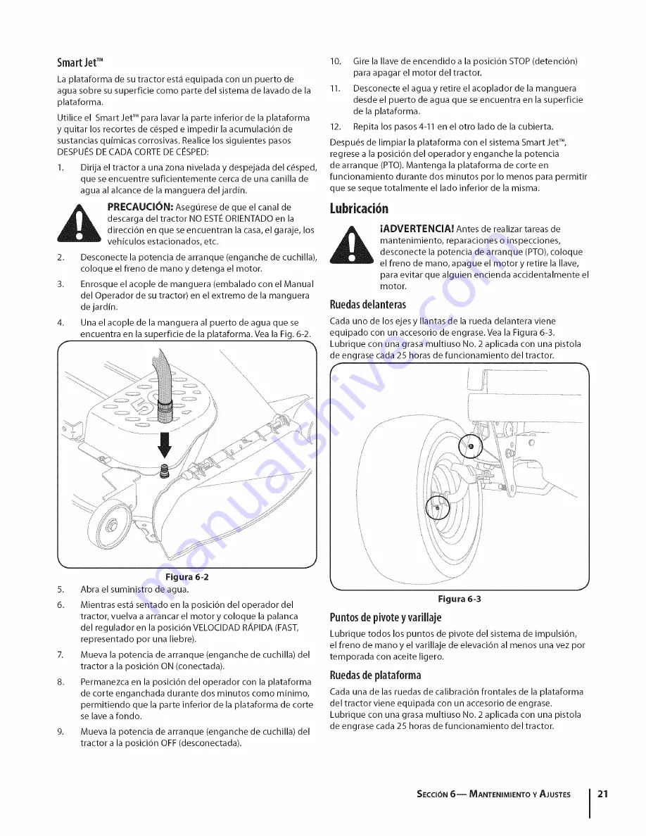 Cub Cadet LTX 1050 Скачать руководство пользователя страница 57