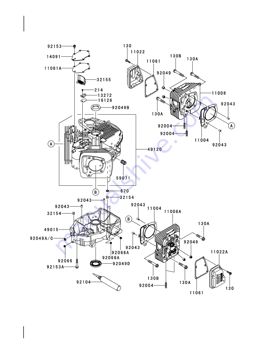 Cub Cadet LTX1050/KW Скачать руководство пользователя страница 46