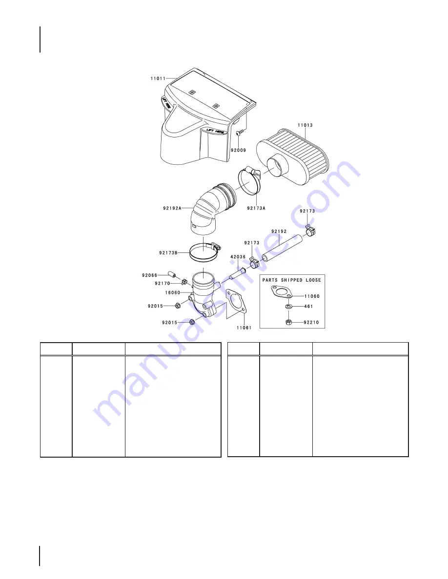 Cub Cadet LTX1050/KW Illustrated Parts Manual Download Page 52