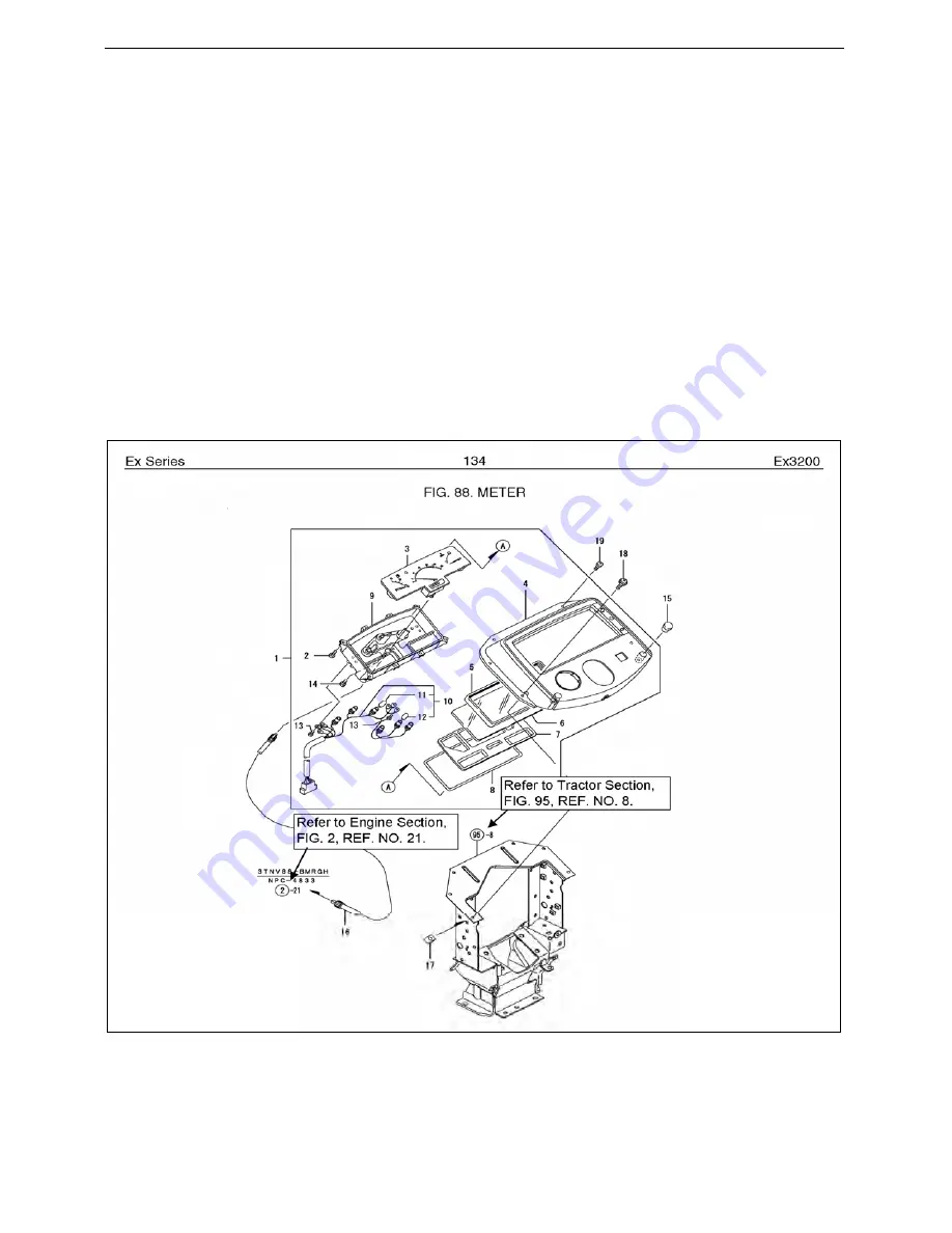 Cub Cadet Yanmar Ex450 Part List Manual Download Page 2