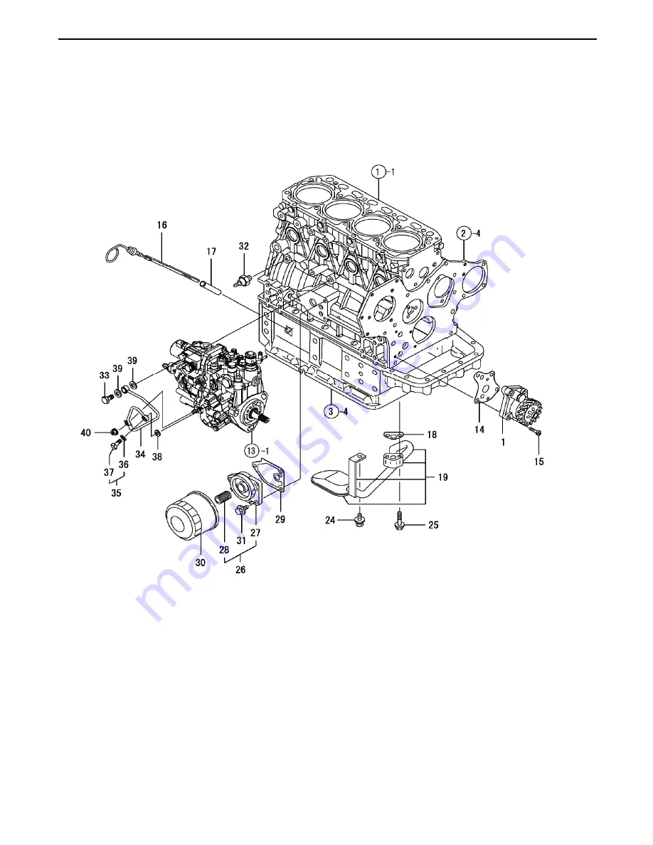 Cub Cadet Yanmar Ex450 Part List Manual Download Page 20