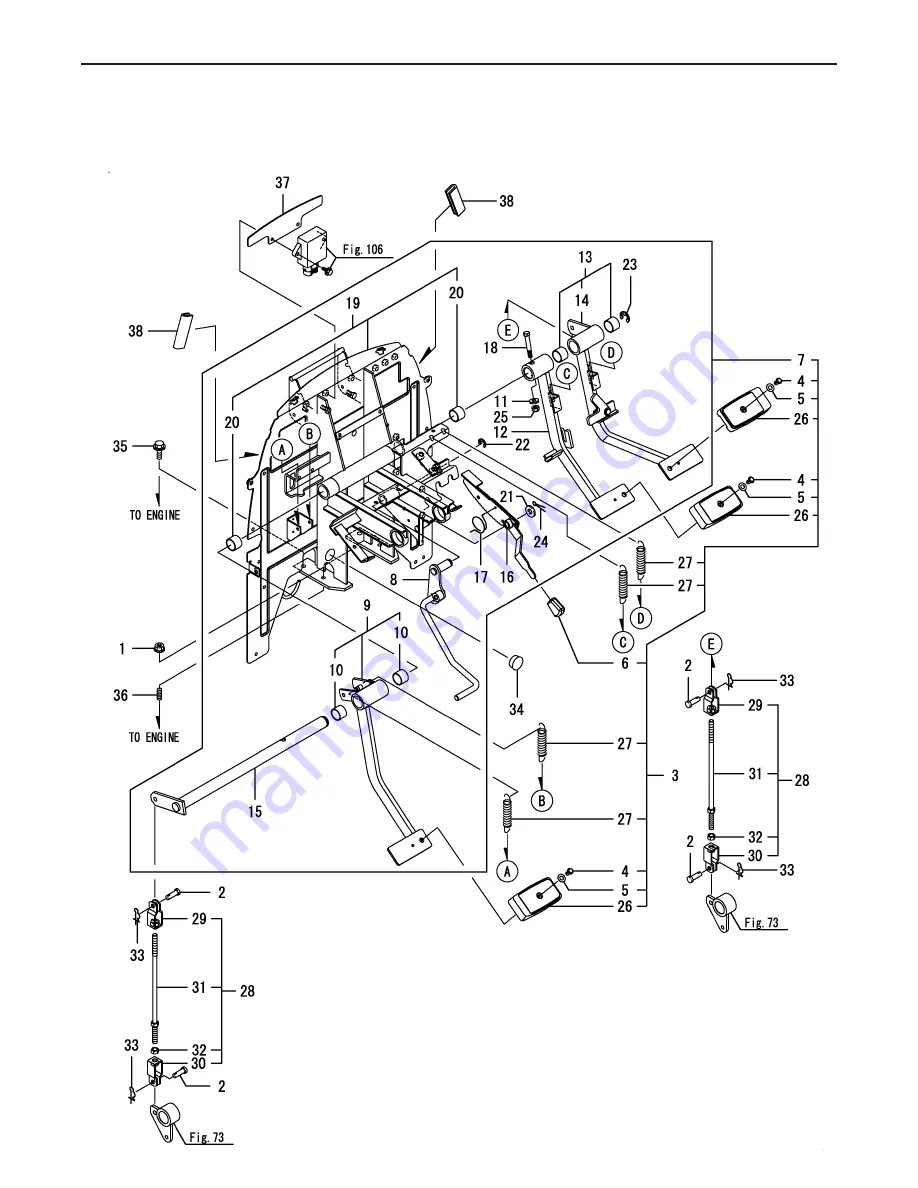 Cub Cadet Yanmar Lx490 Part List Manual Download Page 134