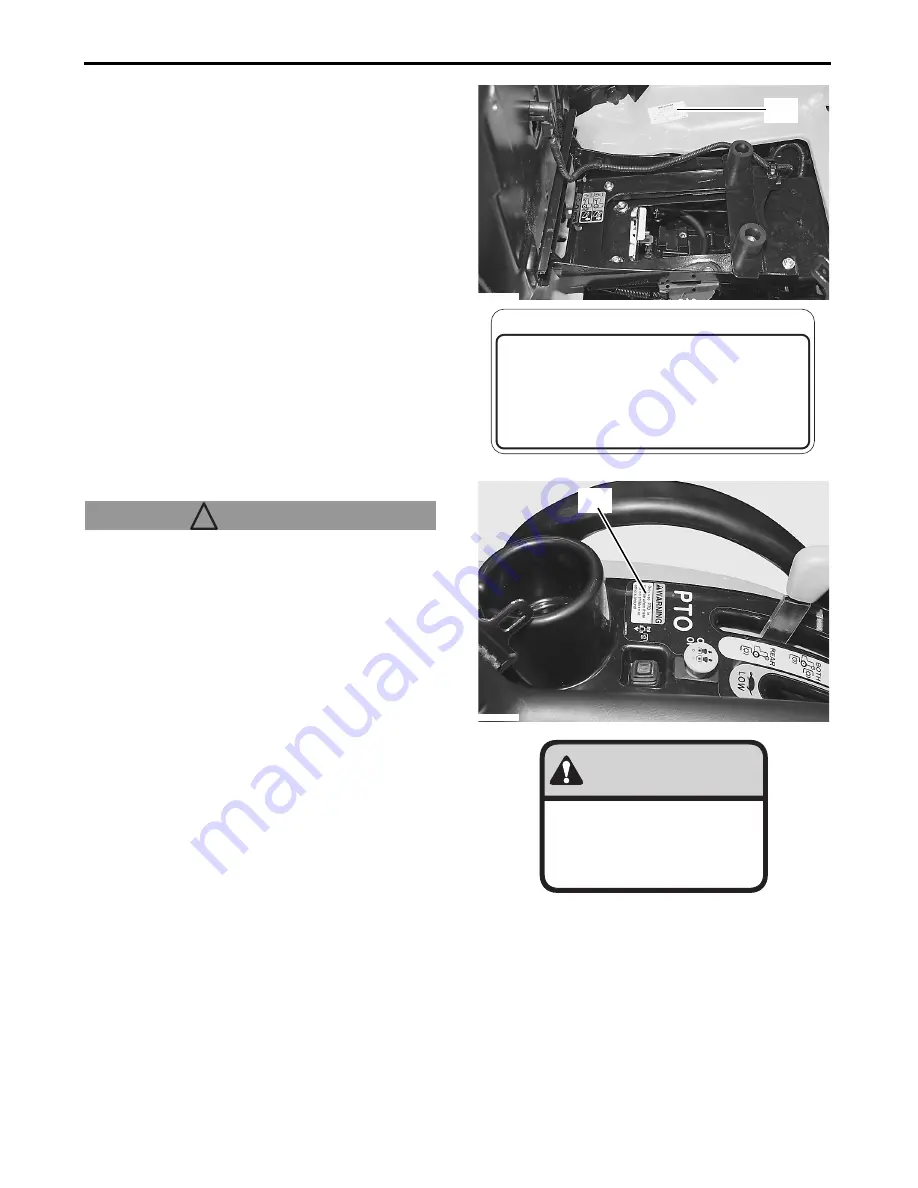 Cub Cadet Yanmar SC2400 Operator'S Manual Download Page 23