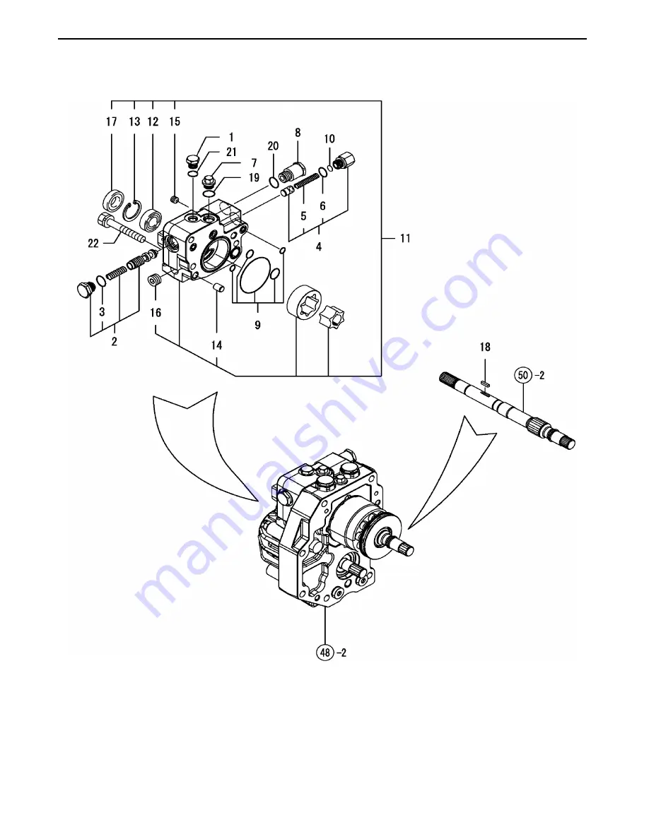 Cub Cadet Yanmar Sx3100 Part List Manual Download Page 106