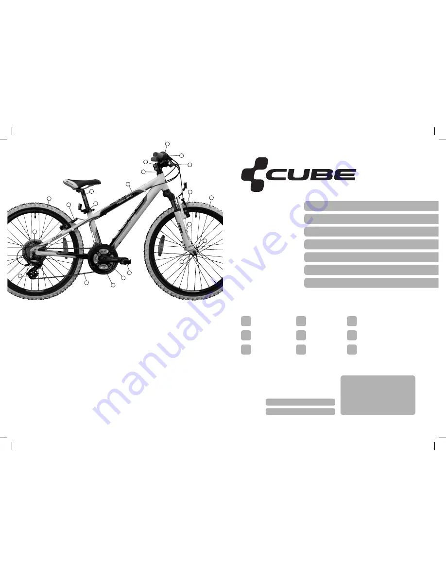 Cube Kids Bmx Скачать руководство пользователя страница 2