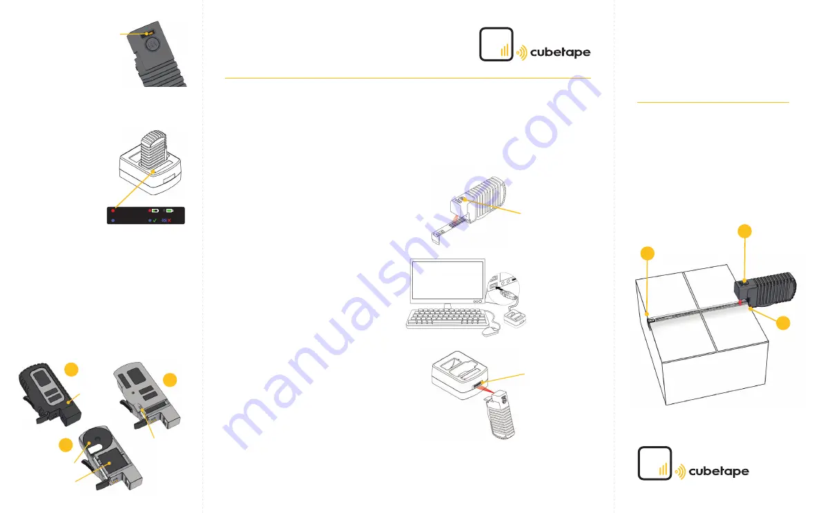 CUBETAPE C190POS Quick Start Manual Download Page 1