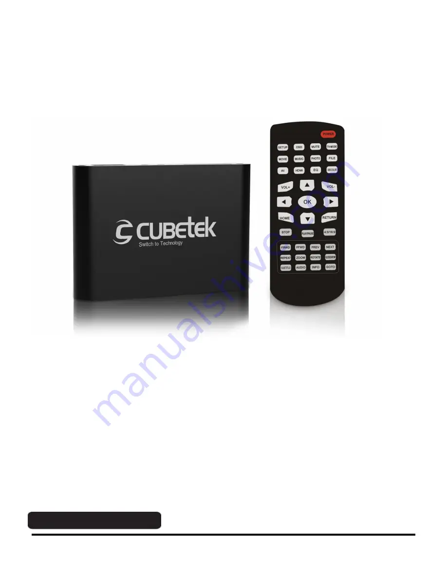 Cubetek CB-HD01 User Manual Download Page 1