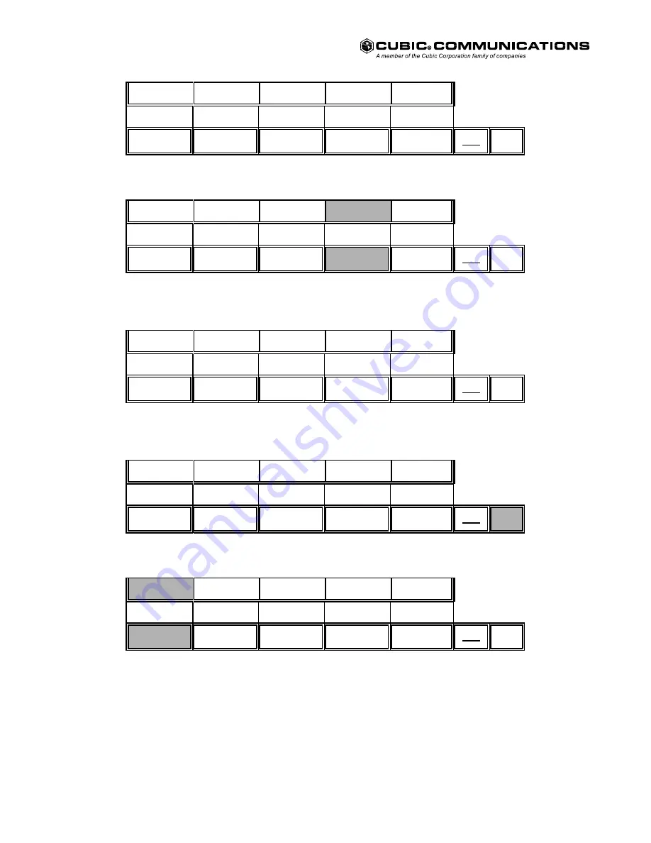 Cubic Communications CDR-3250 Technical Manual Download Page 65