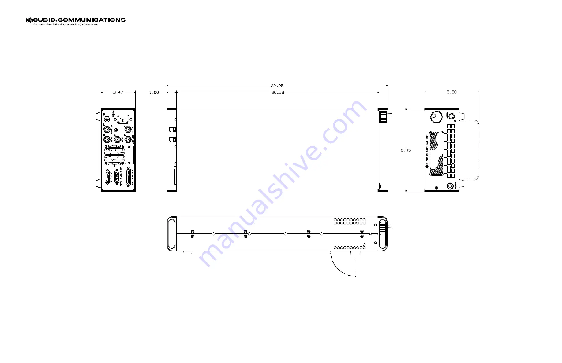 Cubic Communications CDR-3250 Technical Manual Download Page 118