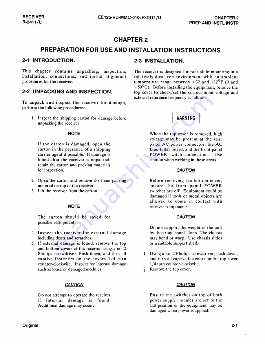 Cubic Communications R-2411/U Скачать руководство пользователя страница 17