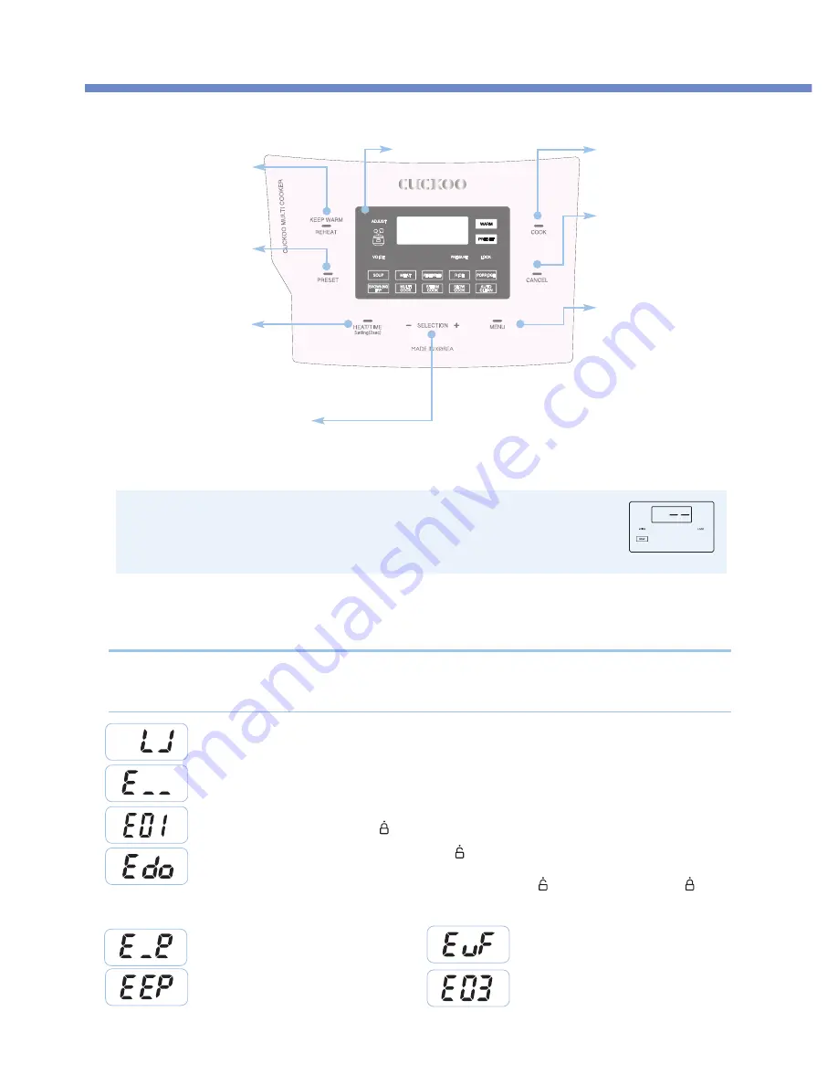 Cuckoo CMC-Q5 Series Operating Instructions Manual Download Page 16