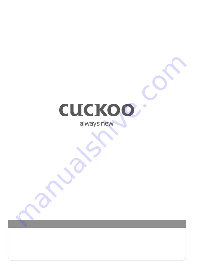 Cuckoo CP-JN011W Скачать руководство пользователя страница 36