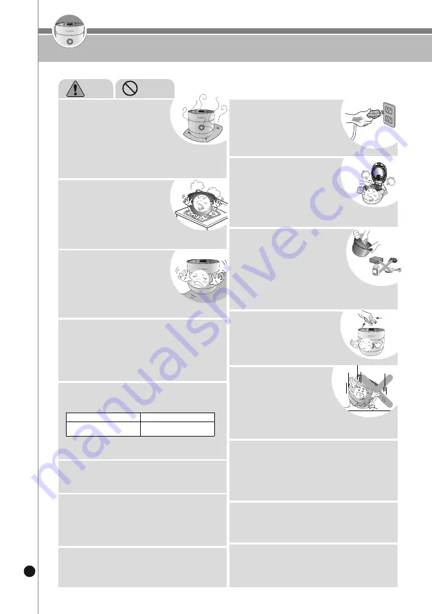 Cuckoo CR-0375F Series User Manual Download Page 8