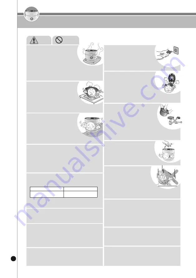 Cuckoo CR-0675F Series User Manual Download Page 8