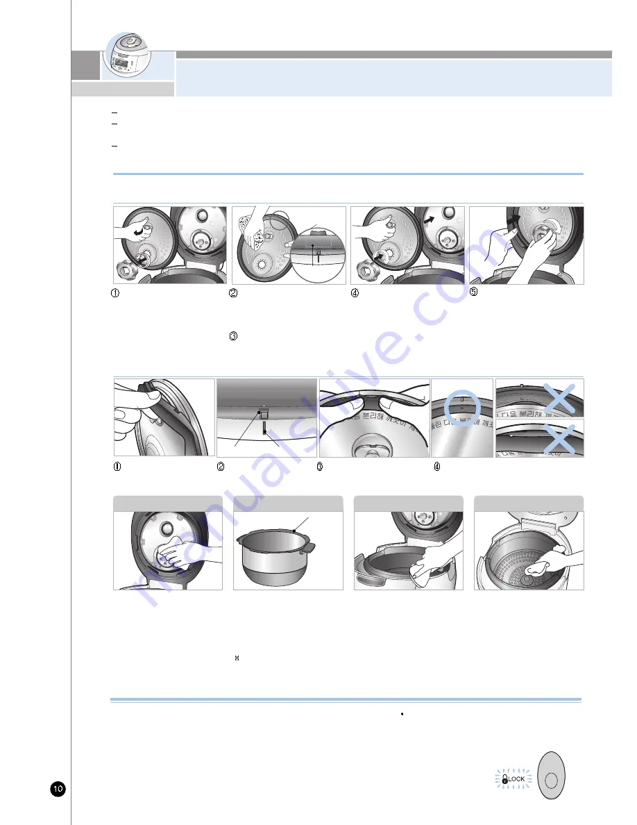 Cuckoo CRP-AH10 Fuzzy Series Operating Instructions Manual Download Page 10