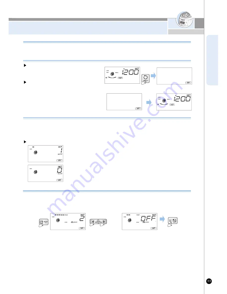 Cuckoo CRP-AH10 Fuzzy Series Operating Instructions Manual Download Page 33