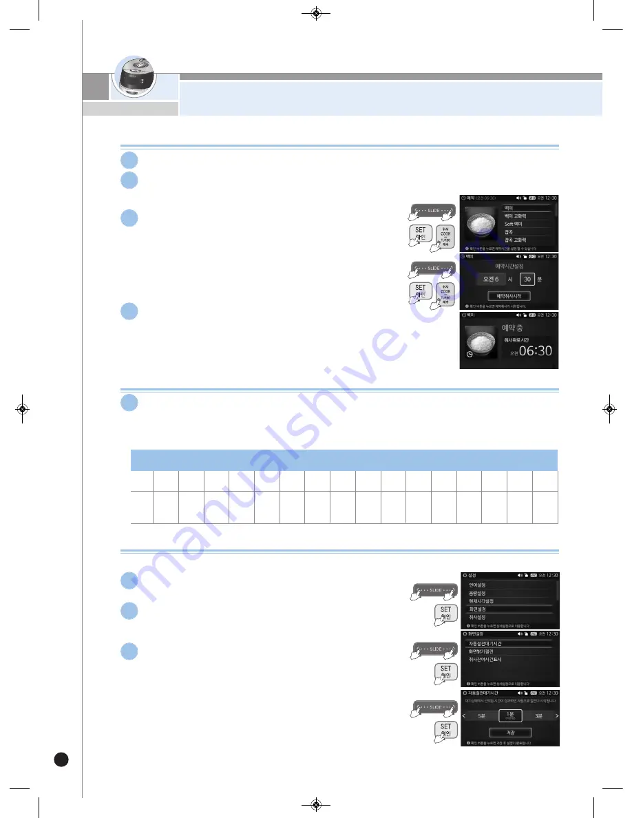 Cuckoo CRP-FH06 Fuzzy Series Operating Instructions Manual Download Page 24