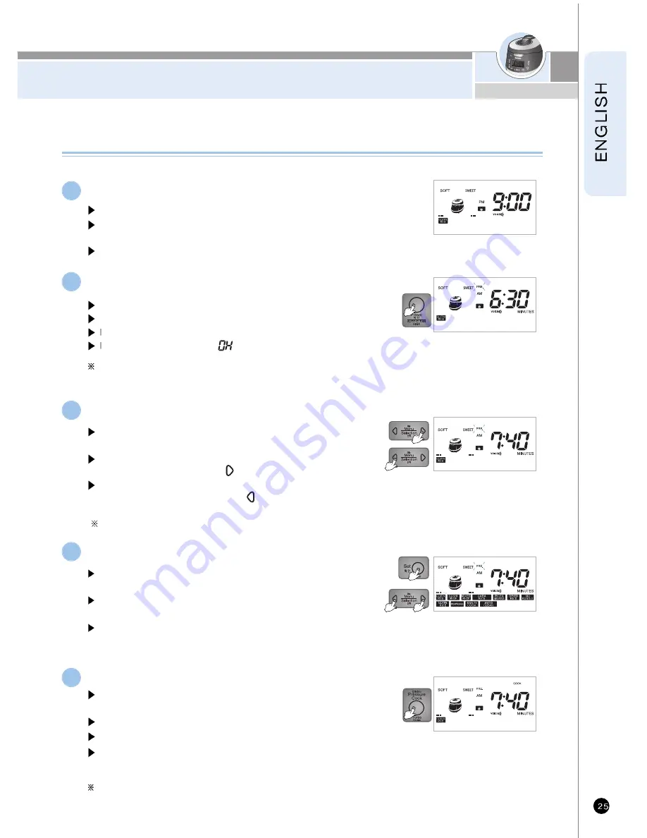 Cuckoo CRP-HS06 Fuzzy Series Operating Instructions Manual Download Page 25