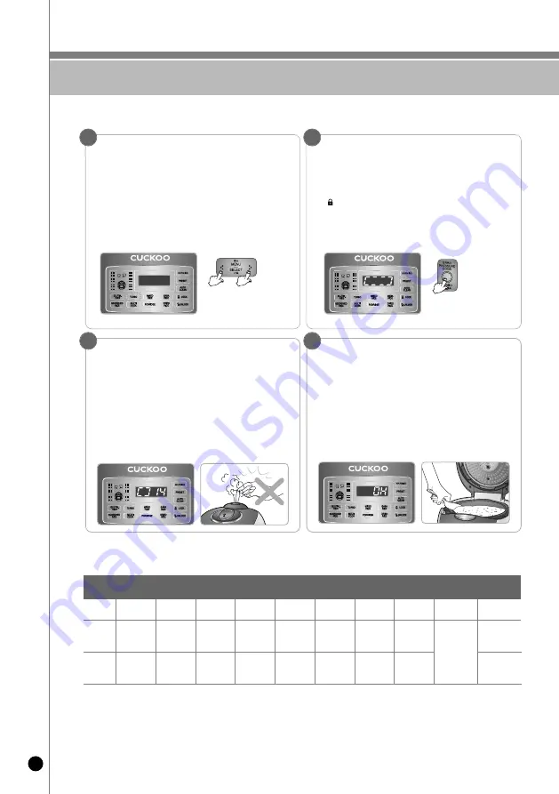 Cuckoo CRP-HU10 Tool Series Скачать руководство пользователя страница 16