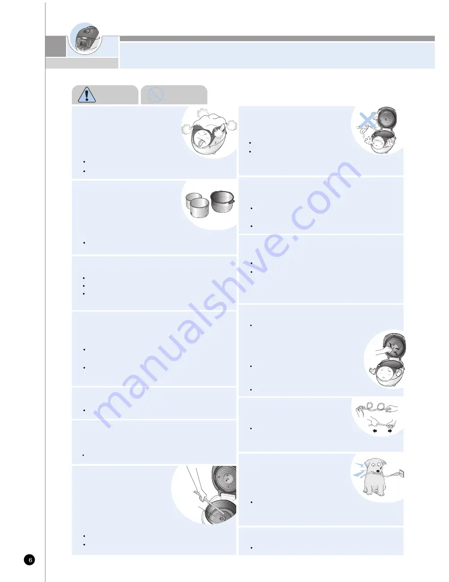 Cuckoo CRP-HV06 Fuzzy Series Operating Instructions Manual Download Page 6