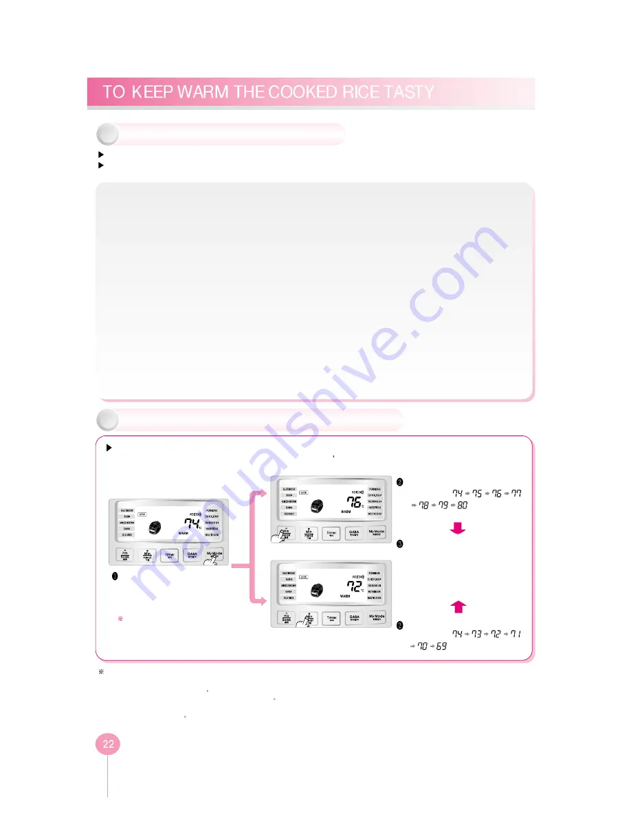 Cuckoo CRP-L10 Fuzzy Series Скачать руководство пользователя страница 23